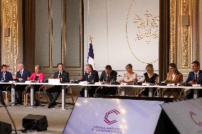 National Refoundation Council At The Elysee - Paris