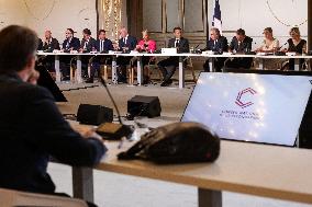 National Refoundation Council At The Elysee - Paris