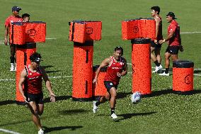 Rugby: Japan's pre-World Cup training