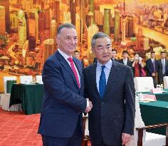 CHINA-BEIJING-WANG YI-AUSTRALIA-DELEGATION-MEETING (CN)