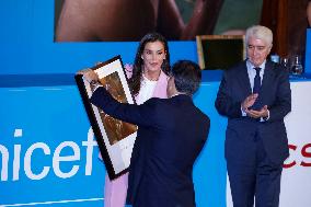 Queen Letizia At UNICEF Spain 2023 Awards - Madrid