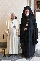 Pope Francis Meets Metropolitan Emmanuel, Metropolis Of Chalcedon - Vatican