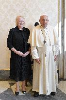 Pope Francis Meets Jan Beagle - Vatican