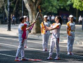 (SP)CHINA-HANGZHOU-ASIAN GAMES-TORCH RELAY (CN)