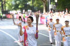 (SP)CHINA-HANGZHOU-ASIAN GAMES-TORCH RELAY (CN)