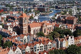 Historical Old Town Of Gdansk