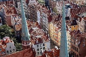 Historical Old Town Of Gdansk