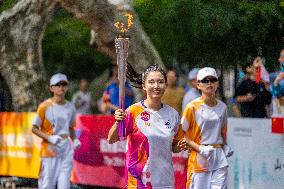 (SP)CHINA-HANGZHOU-ASIAN GAMES-TORCH RELAY (CN)