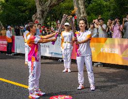 (SP)CHINA-HANGZHOU-ASIAN GAMES-TORCH RELAY (CN)