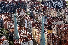 Historical Old Town Of Gdansk