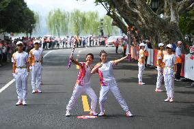 (SP)CHINA-HANGZHOU-ASIAN GAMES-TORCH RELAY (CN)