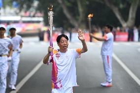 (SP)CHINA-HANGZHOU-ASIAN GAMES-TORCH RELAY (CN)