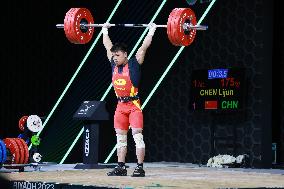 (SP)SAUDI ARABIA-RIYADH-WEIGHTLIFTING-2023 IWF WORLD CHAMPIONSHIPS