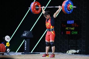 (SP)SAUDI ARABIA-RIYADH-WEIGHTLIFTING-2023 IWF WORLD CHAMPIONSHIPS
