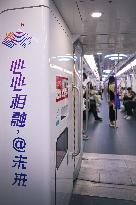 (SP)CHINA-HANGZHOU-19TH ASIAN GAMES-SUBWAY TRAIN (CN)