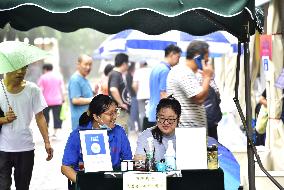 The Temple of Earth Book Market in Beijing