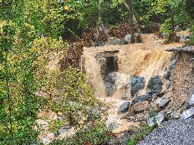 Pelion Mountain Hit By Record Rain And Flash Floods