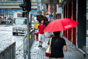 CHINA-HONG KONG-RECORD RAINFALL (CN)