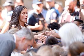 Royals At 600th Anniversary Of Privilegio De La Union - Pamplona