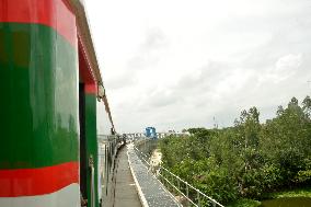 BANGLADESH-DHAKA-BRI RAILWAY-TRAIN-TRIAL RUN