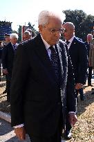 Laying Of Two Wreaths On The Occasion Of The 80th Anniversary Of The Defense Of Rome