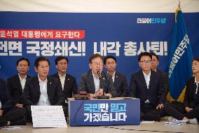 Main Opposition Party Leader Goes On Hunger Strike In Seoul