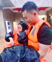 Rainstorm Rescue in Shenzhen