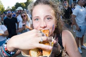 Rugby World Cup - Fans Flock At Rugby Village - Toulouse