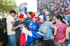 Rugby World Cup - Fans Flock At Rugby Village - Toulouse
