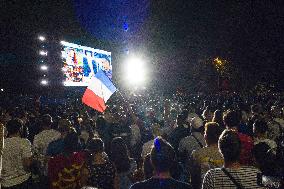 Rugby World Cup - Fans Flock At Rugby Village - Toulouse