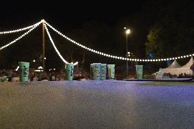 Rugby World Cup - Fans Flock At Rugby Village - Toulouse