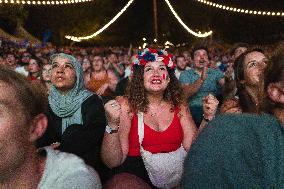 Rugby World Cup - Fans Flock At Rugby Village - Toulouse