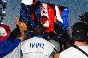Rugby World Cup - Fans Flock At Rugby Village - Toulouse