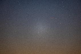 Comet C/2023 P1 (Nishimura) Observed in L'Aquila, Italy