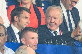 Rugby World Cup - Macron Attends Opening Game