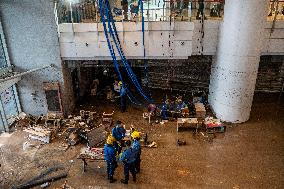 Hong Kong Clean Up After Rainstorm