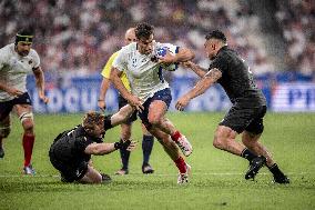 Rugby World Cup - France Defeat New Zealand In Opening Game