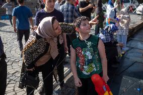 Iran-Water Gun Festival In Tehran