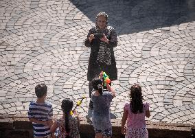 Iran-Water Gun Festival In Tehran