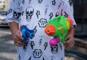 Iran-Water Gun Festival In Tehran