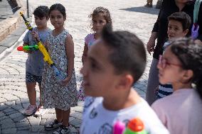 Iran-Water Gun Festival In Tehran