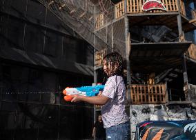 Iran-Water Gun Festival In Tehran