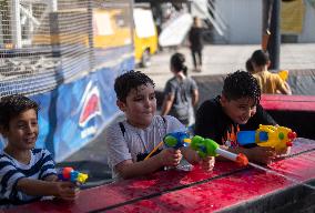 Iran-Water Gun Festival In Tehran