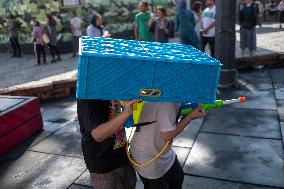 Iran-Water Gun Festival In Tehran
