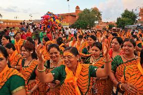 Krishna Janmashtami Procession In Jaipur