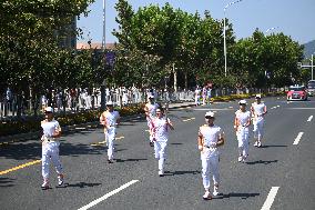 (SP)CHINA-HUZHOU-ASIAN GAMES-TORCH RELAY (CN)