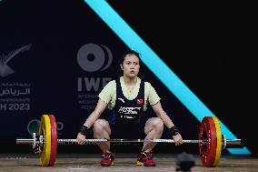 (SP)SAUDI ARABIA-RIYADH-WEIGHTLIFTING-2023 IWF WORLD CHAMPIONSHIPS-WOMEN'S 59KG