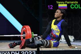 (SP)SAUDI ARABIA-RIYADH-WEIGHTLIFTING-2023 IWF WORLD CHAMPIONSHIPS-WOMEN'S 59KG