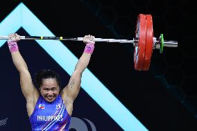 (SP)SAUDI ARABIA-RIYADH-WEIGHTLIFTING-2023 IWF WORLD CHAMPIONSHIPS-WOMEN'S 59KG