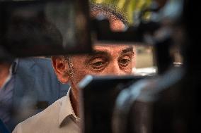 Eric Zemmour And Marion Marechal Visit To The Market - Cogolin